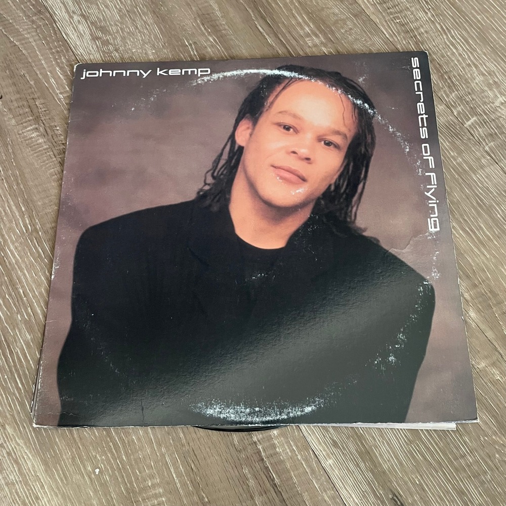Johnny Kemp Secrets of Flying Vinyl LP 12" Black 1988 New Jack Swing Soul R&B